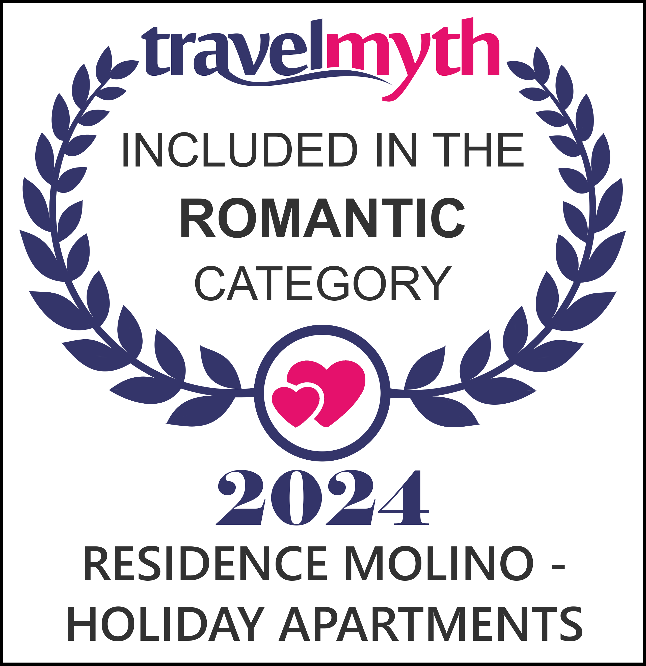 Awards Travelmyth Romantic 2024